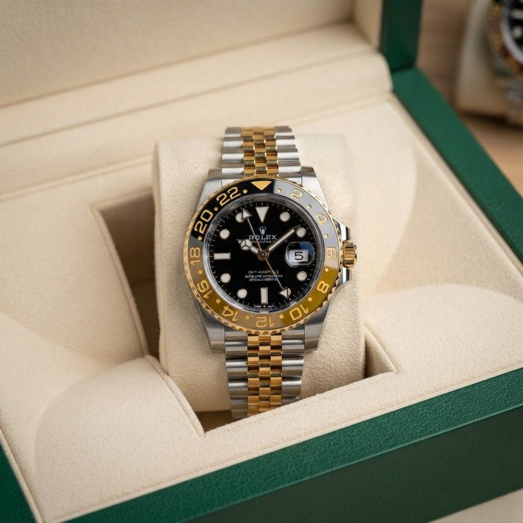 Rolex Luxury Men's Quartz Watch – Premium Stainless Steel | Date Display | Waterproof | Classic Business & Casual Wrist Watch