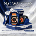 Premium Smart Watch with Compass & Outdoor Sports Features side angle