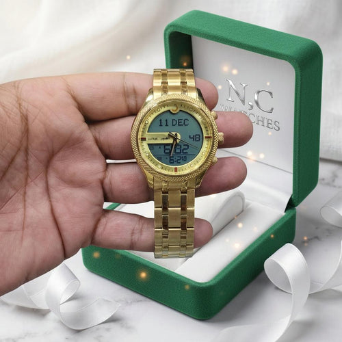 NC Watches Premium Qibla & Namaz Time Watch is created for people who value premium design, quality craftsmanship, and a modern appearance. This N,C Watches Premium Qibla & Namaz Time Watch delivers a stylish and sophisticated look that fits perfectly with everyday fashion and special occasions.
